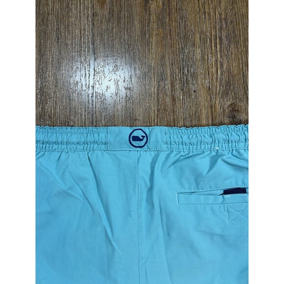 Vineyard Vines On The Go Shorts Mens M Blue Lined Hybrid 7" Inseam Pockets - Picture 7 of 9